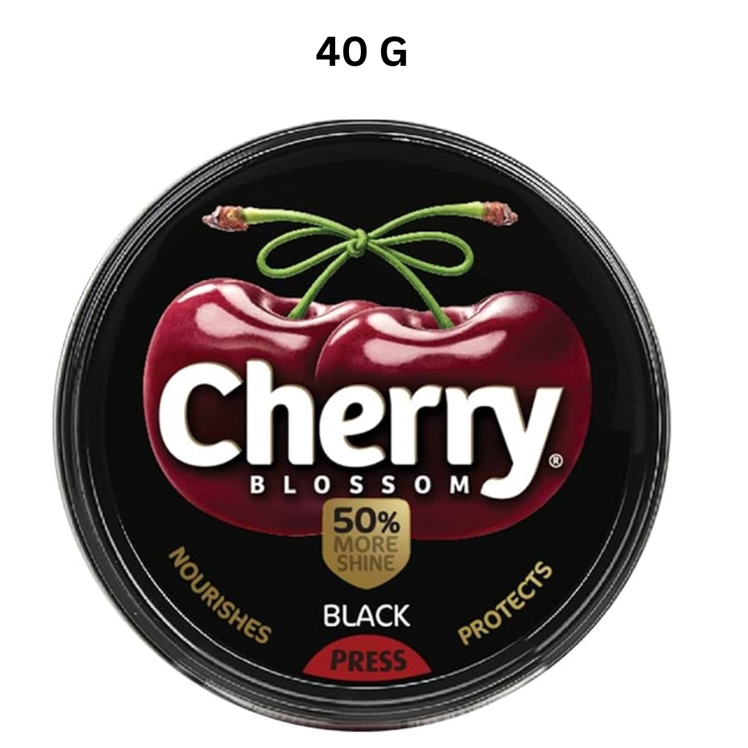 Cherry Blossom Traditional Shoe Polish 40g - Black Brown Neutral